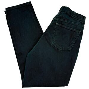 GAP Vintage 90s Hunter Green Straight Leg Classic Denim Jeans Size 6 Made in USA